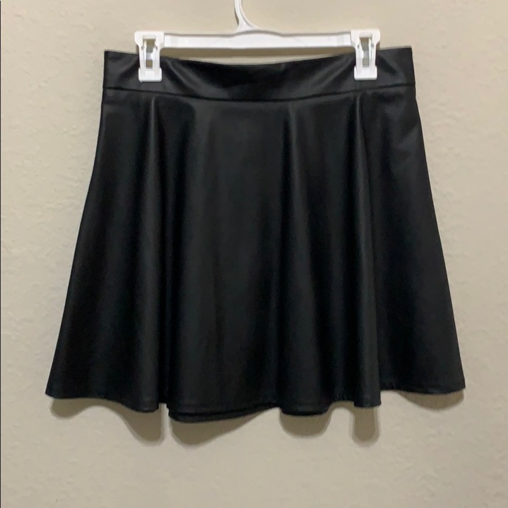 “Leather” skirt